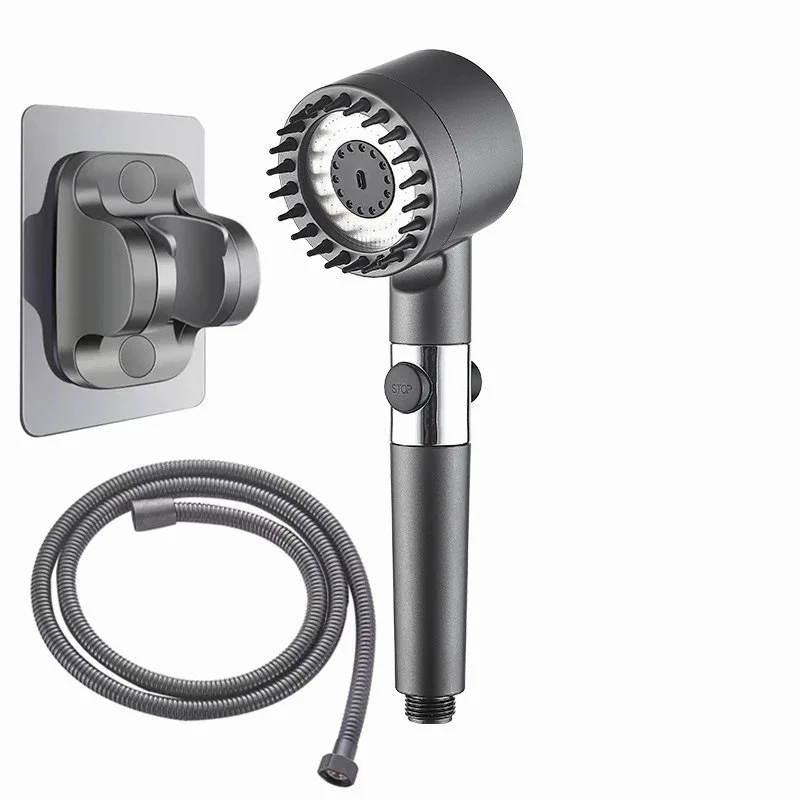 

Filtered Shower Head With Handheld High Pressure Shower Filter Head With ON/OFF Switch Hand Held Showerhead With Hose Bracket