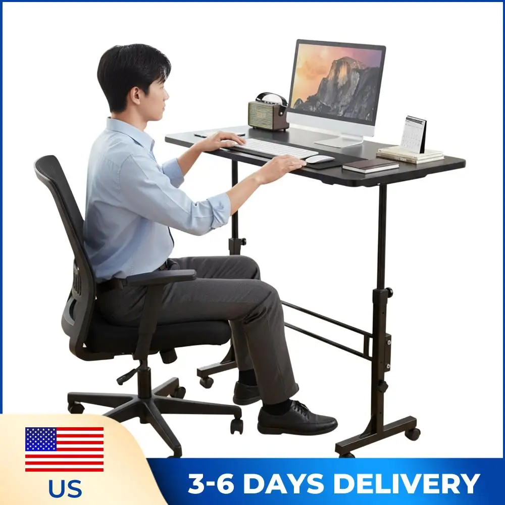 

Регулируемый по высоте компьютерный стол на колесиках для дома и офиса