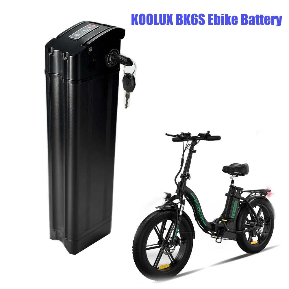 

36V 48V KOOLUX BK6S E- Bike 20*4 INCH 500W 17.5ah 15Ah 48V Foldable Fat Tire Dirt Electric Hybrid Bike Battery Replacement