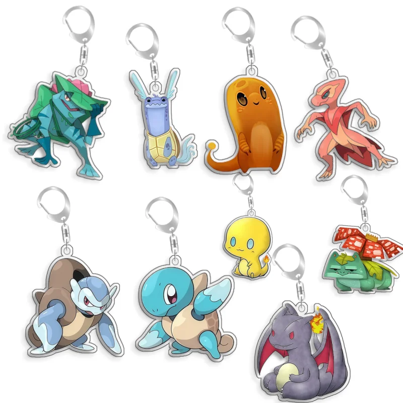 

Акриловый брелок-подвеска ручной работы с персонажами Покемон: Эльф, Цикчу, Септил, Чармандер, Джолтик, Азумарилл, 5 см, милый мультяшный аниме-стиль, подарок