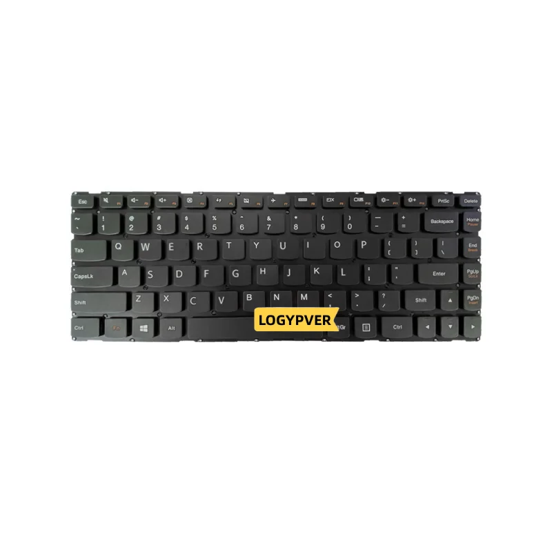 Teclado dos EUA para Lenovo IdeaPad 500S-14 100S-14IBR s41-70 Flex 3 14 3-14 100S-14ISK U31 300S-14ISK 500-14IBD Inglês dos EUA Retroiluminado