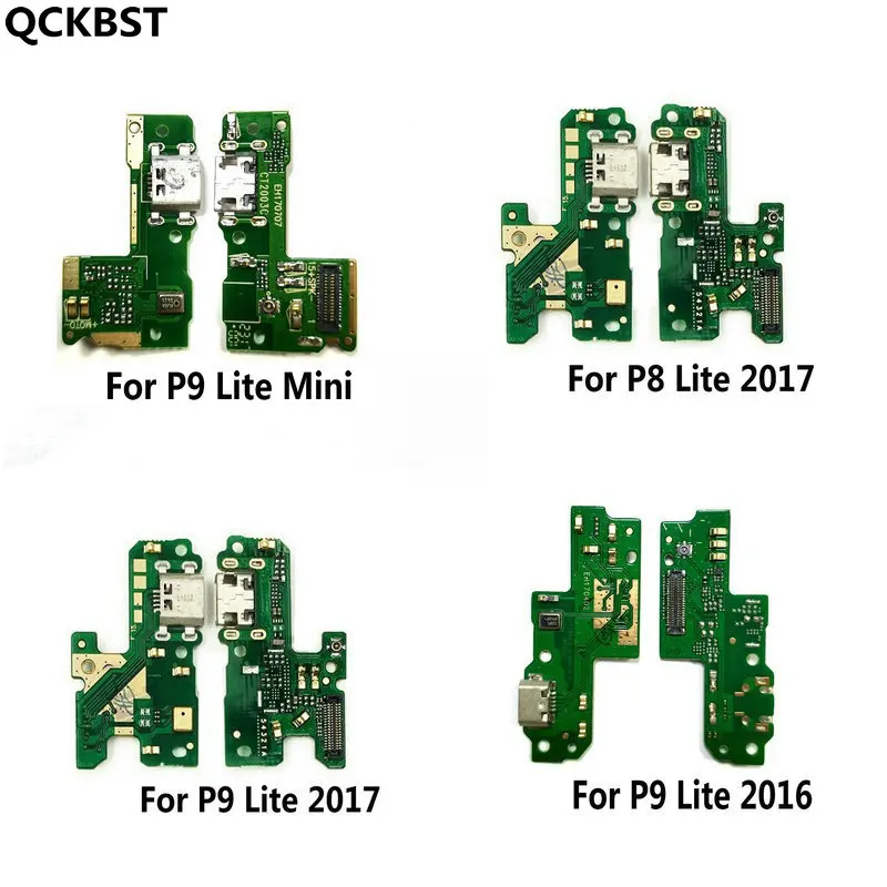 New For Huawei P9 Lite mini 2016 P8 Lite 2017 USB Dock Connector Charging Port Charger Microphone Module Board Repair Parts