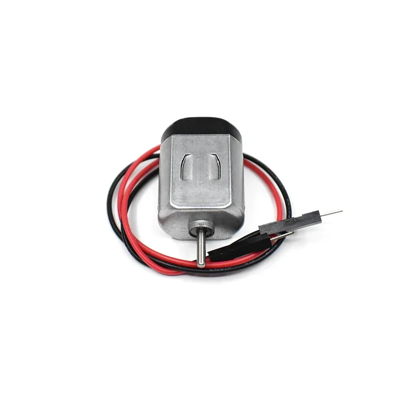 

DIY Robot Car Spare Parts DC Micro Motor with Cable Male 130 with Line Motor