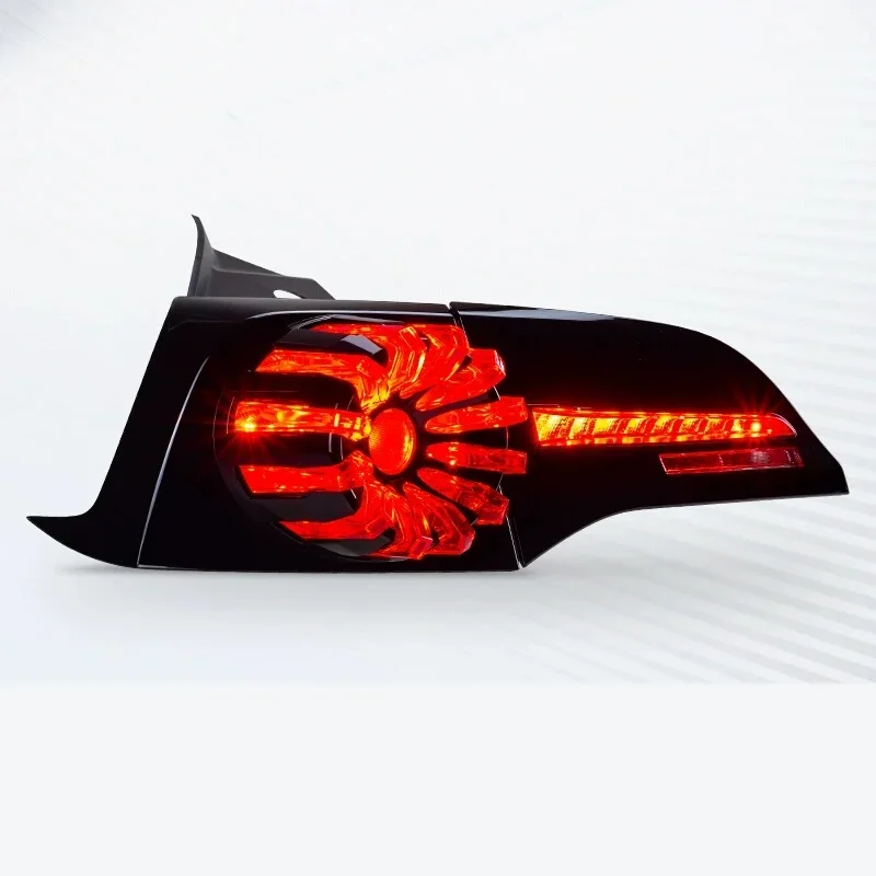 For Tesla ModelY Model3 2019-2024 modified Taillight Rear lamp LED dynamic trun signal Backup Running Light