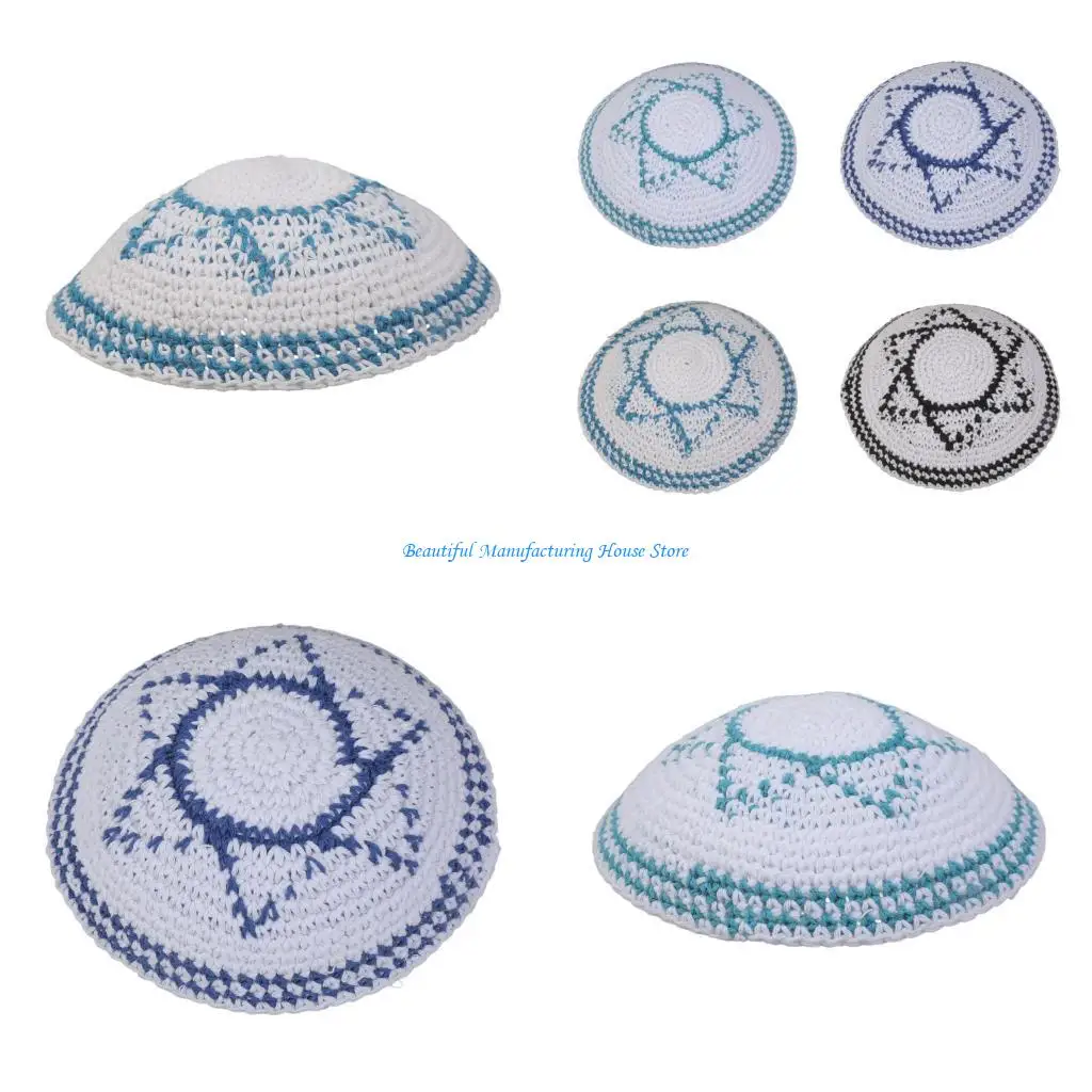 E56A Practical Kippah Cap Practical Easy Care Design Suitable For Prayer Event