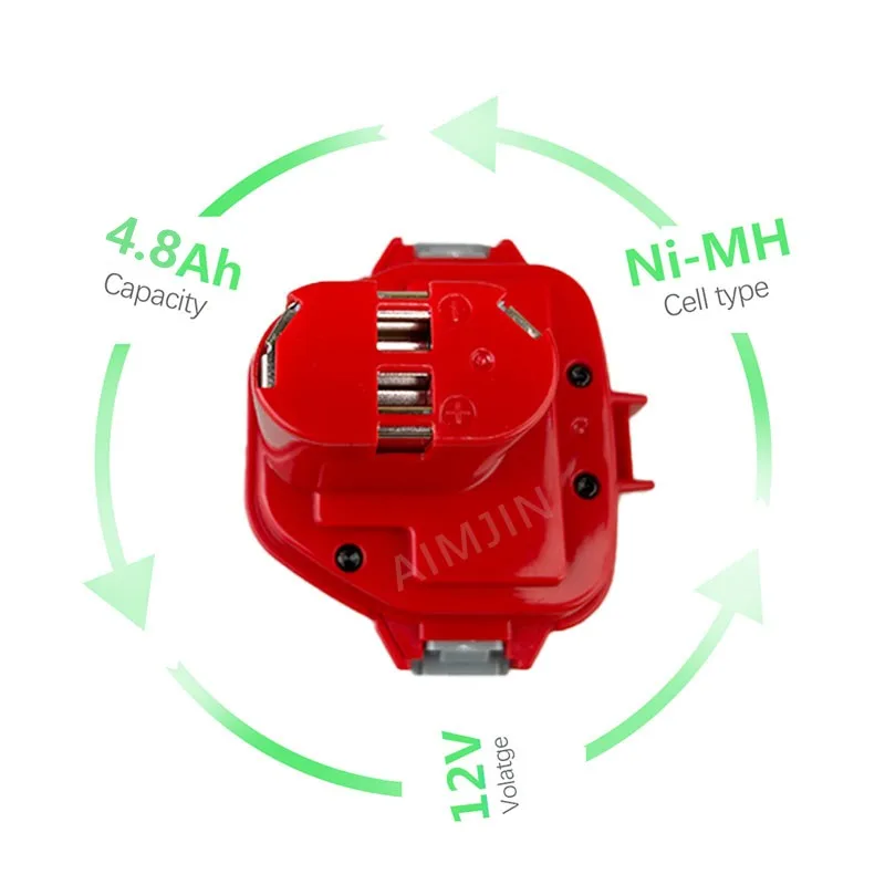 

The New 12v4800mah Lithium-ion Battery is Suitable for Electric Tools in Makita, and Can be Used for Applications Such as Arick