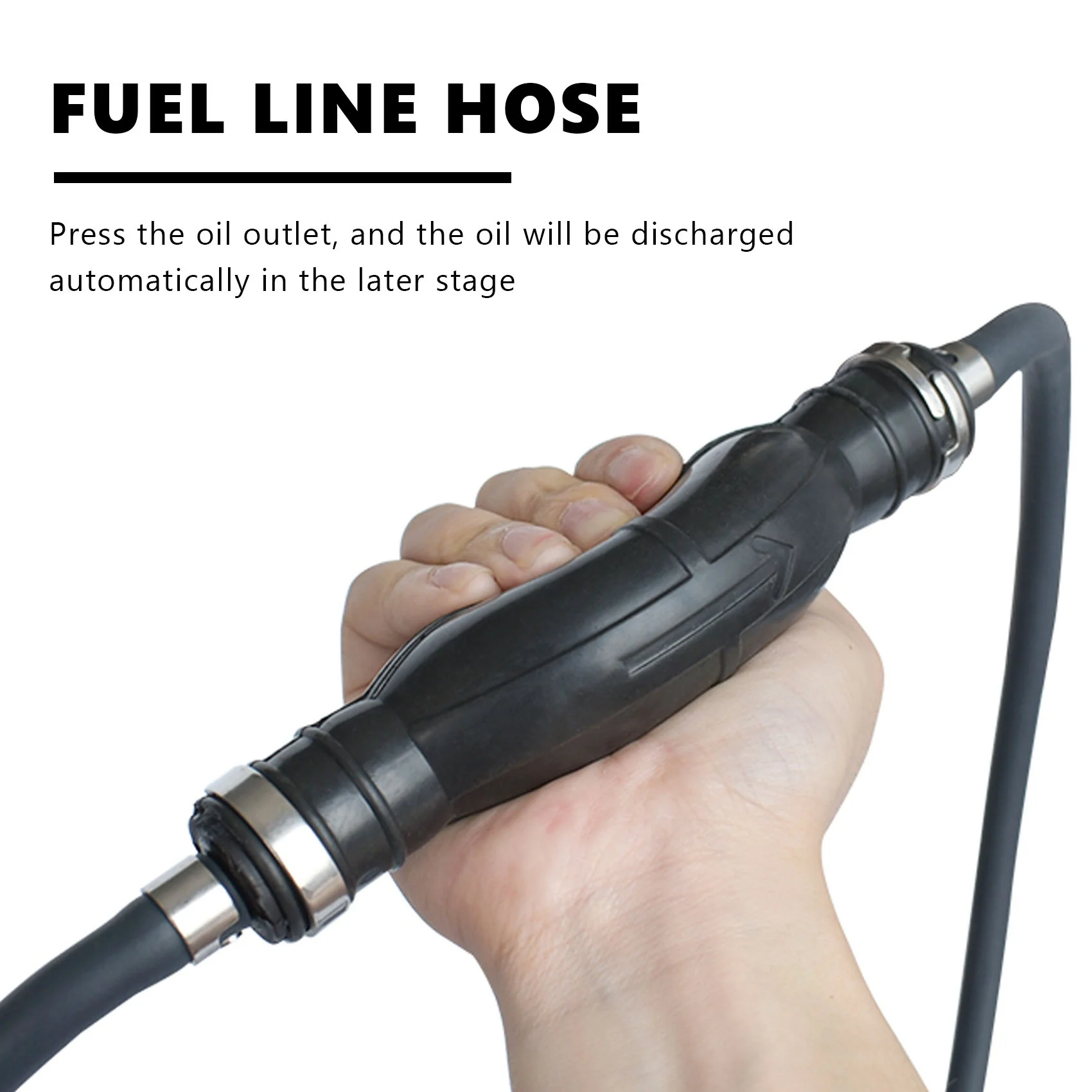 2M Fuel Line Hose Assy For Outboard P-Rimer Bulb Connector Eco-Friendly