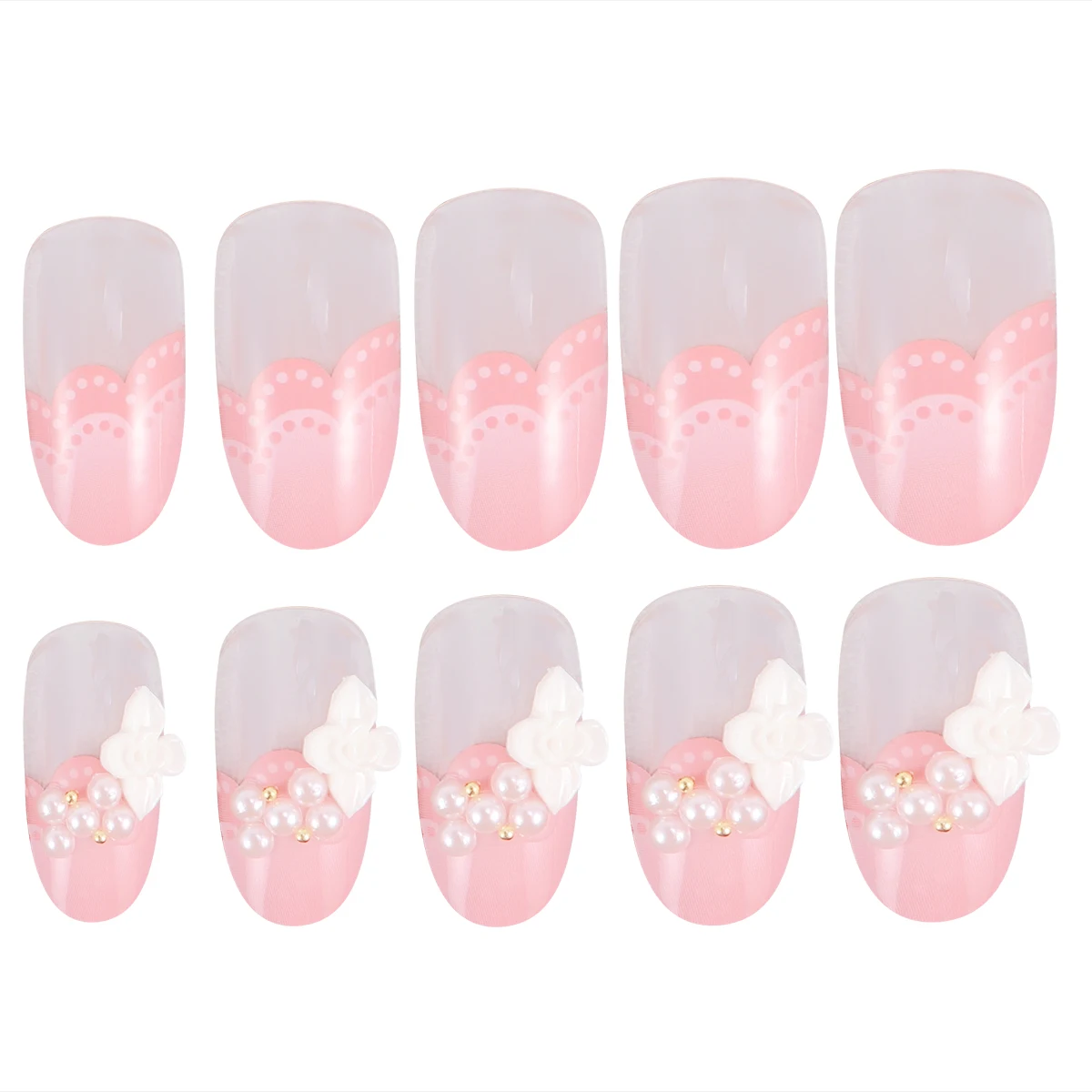 

24 Pieces Fake Nails Creative Fashion Nail Stickers for DIY Manicure Party Holiday Event Nail Art Decals Women Girls