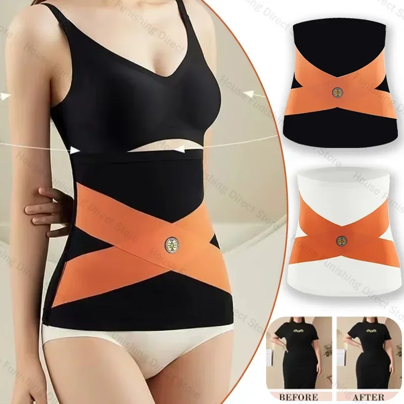 

Summer Thin Cross Women's Postpartum Shaping Waistband Energy Stone Strong Abdomen Slimming Seamless Body Shaper Underwear