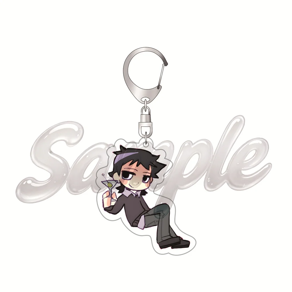 Anime Scott Pilgrim 6cm Acrylic Keyrings Backpack Decorations Accessories Decor Gifts Exquisite Products Halloween Gifts