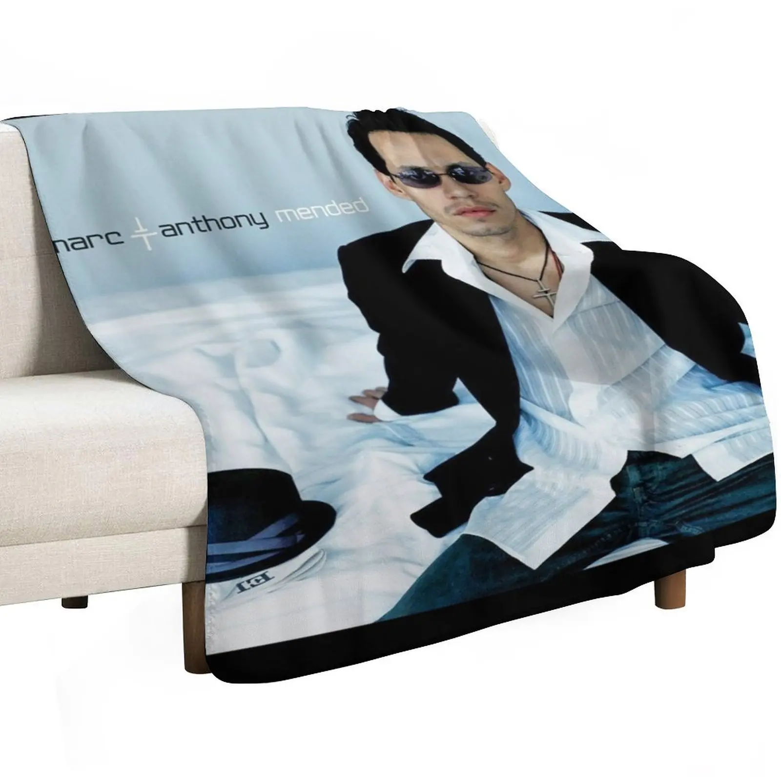 Marc Anthony mended Throw Blanket Plaid Tourist Hairys For Sofa Thin For Baby Beautifuls Blankets