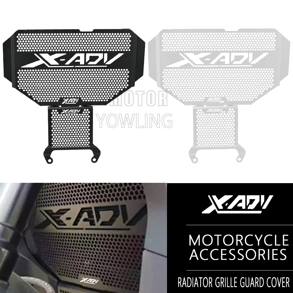 

2024 XADV750 Аксессуары для мотоциклов для Honda X ADV 750 XADV X-ADV 750 2017 ~ 2021 2022 2023 Защитная крышка решетки радиатора