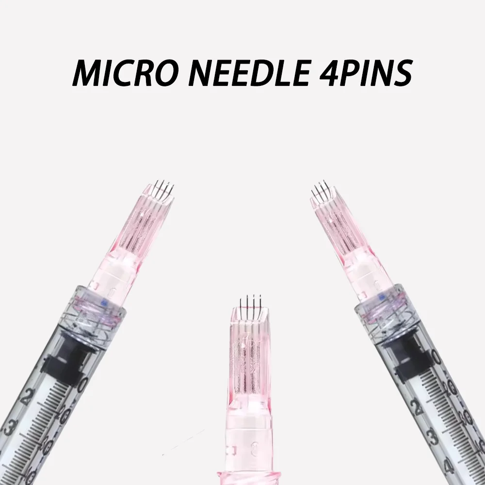 Nano Soft 34g 1.0/1.2/1.5 4Pins Microneedle Painless Sterile Packaged Micro Four Hand Superfine Beauty Needle