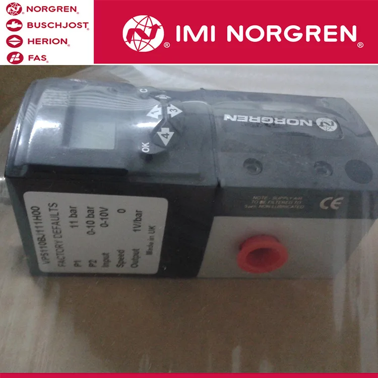

2026 NORGREN VP51 series proportional pressure valve VP5110BJ111H00 pneumatic