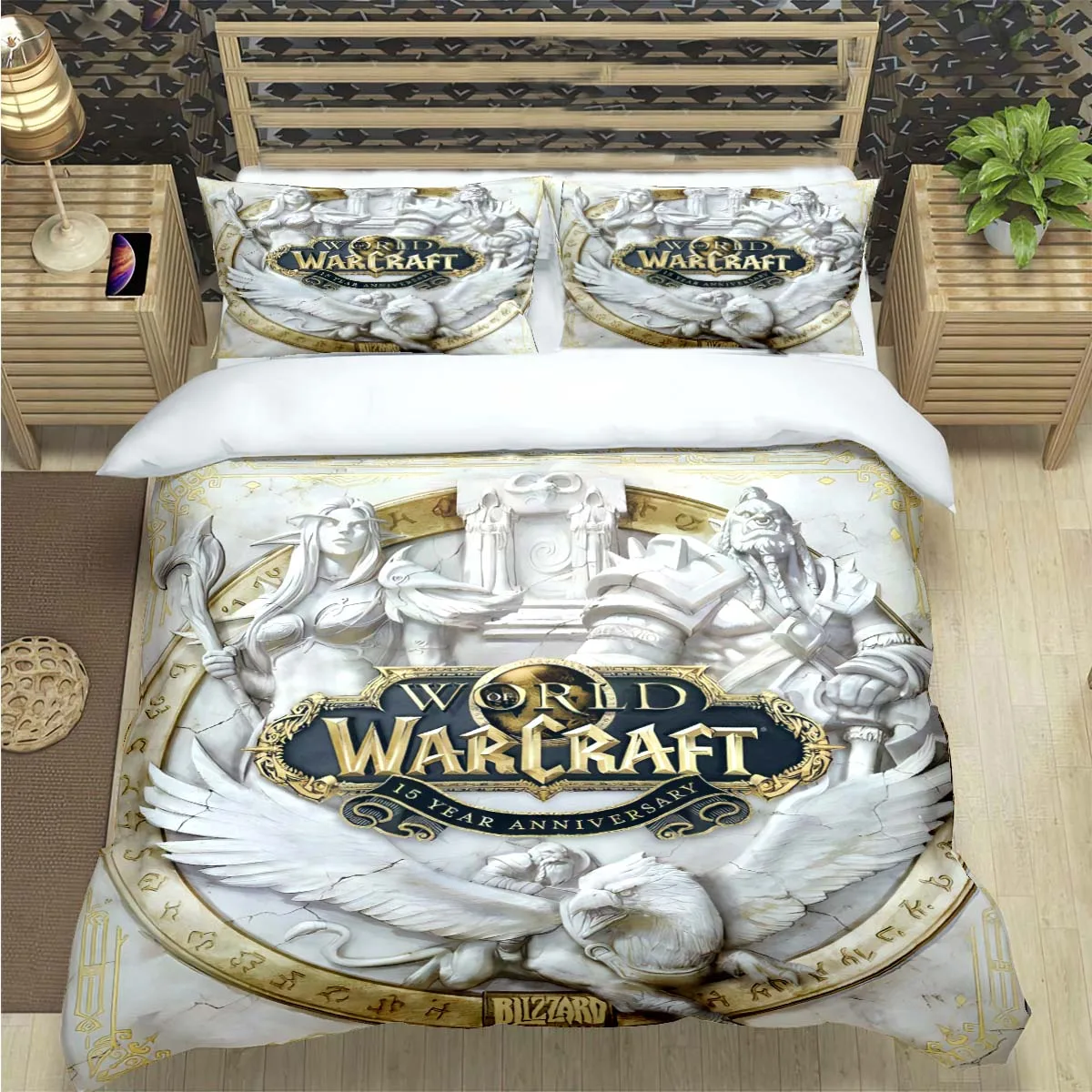 3D Popular Game W-Warcraft Print Bedding Sets Bed Supplies Set  Comforter Set  Teens Girls Cartoon Twin Single Kid Gift