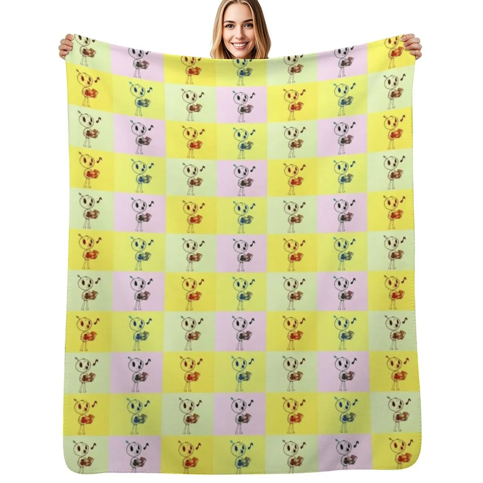 

Wood Man - Hilda Throw Blanket Wrinkle Resistant Lightweight Blanket