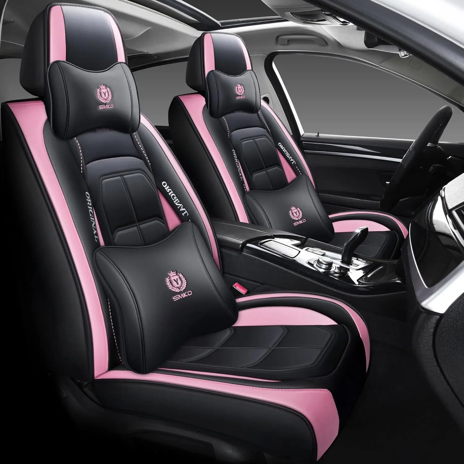 

Seat Cover 5-Seater Full Set, Universal Type, Suitable for Most Cars, Cars, SUV, Trucks, Pickup Ttrucks, Airbags Compatible with