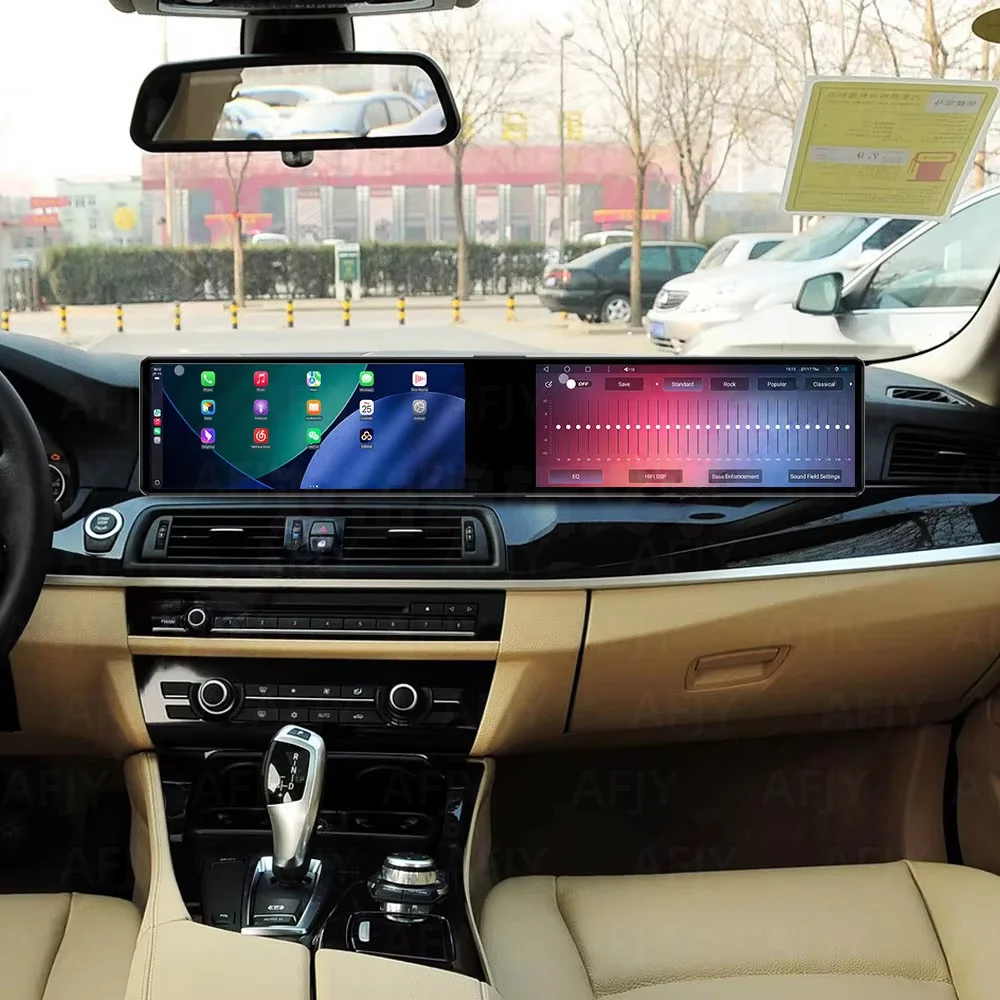 Dual 12.3'' Screen Android 13 For BMW 5 Series F10 F11 X5 X6 NBT 2011-2017 CarPlay Car Radio GPS Multimedia Video Player Stereo