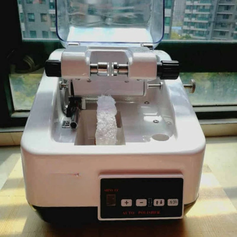 Brillenpoliermaschine, Linsenpoliermaschine 900B, hochwertige Wollradpolitur, automatische Zeitgesteuerte Politur und Wachsanwendung