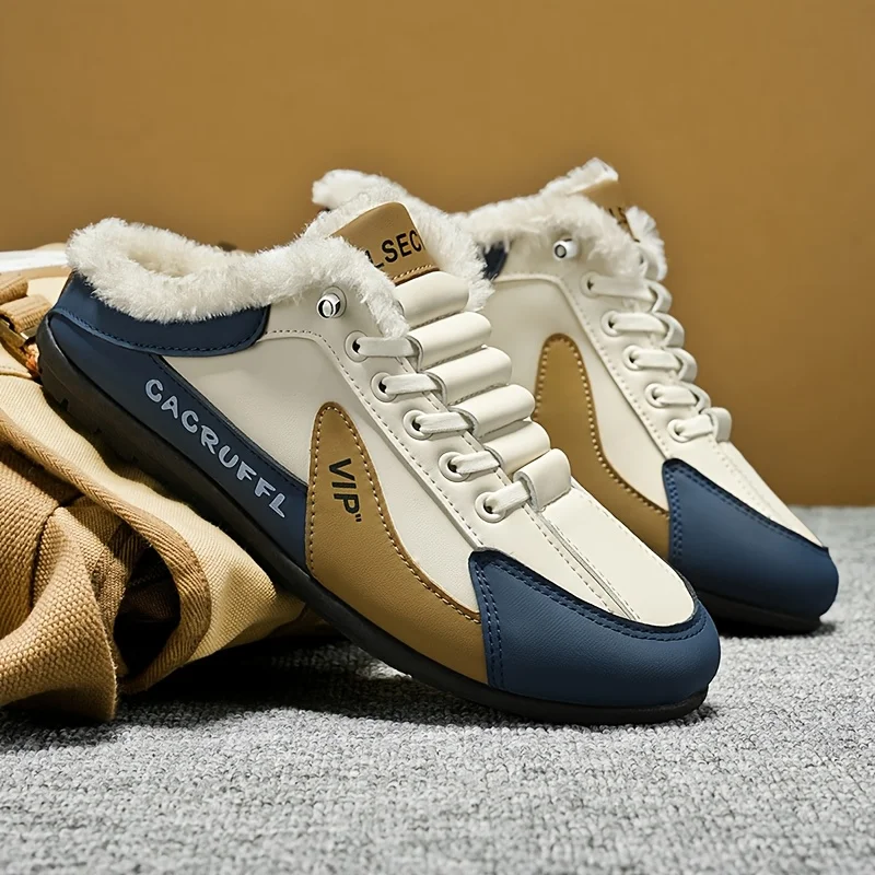 Winterwarme Schuhe, Schneeschuhe, warme Hausschuhe, warme Schuhe für den Innenbereich, bequeme Schuhe, Winter-Alltagsschuhe – Detail 5