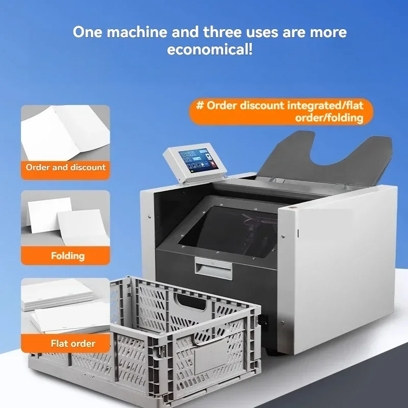 Fully Automatic Booklet Maker (Stapling & Folding) – Automatic Electric Saddle-Stitcher