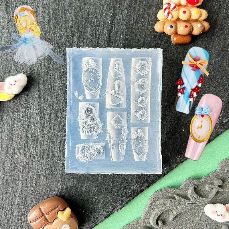 قوالب الأظافر السيليكون الأظافر بقوالب ديكورات الأظافر حساسة قوالب الأدوات السيليكون الأظافر الأظافر قوالب للأظافر