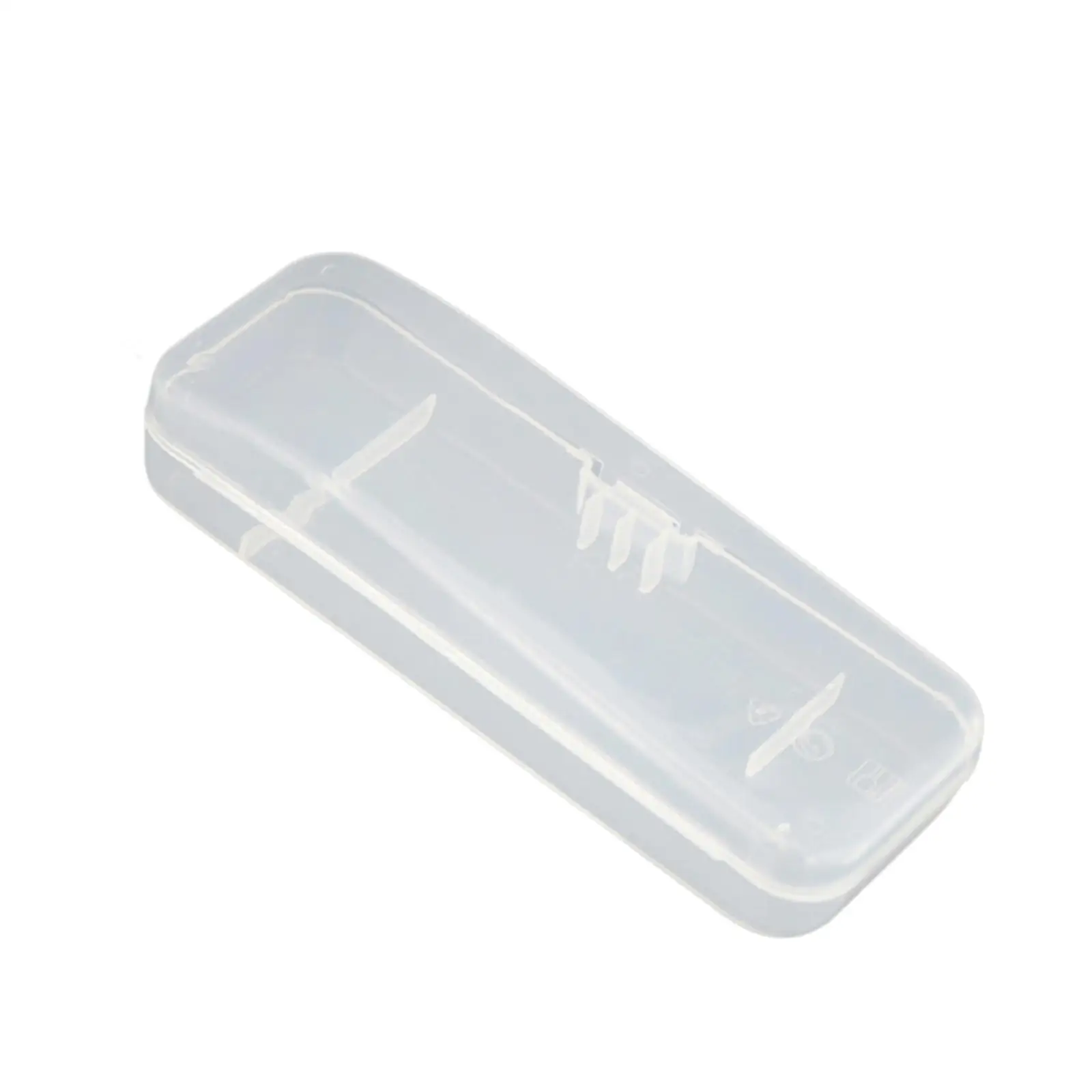Portable Shaver Carrying Protector Holder ABS Transparent Razor Case for Men Travel Hotel Storage