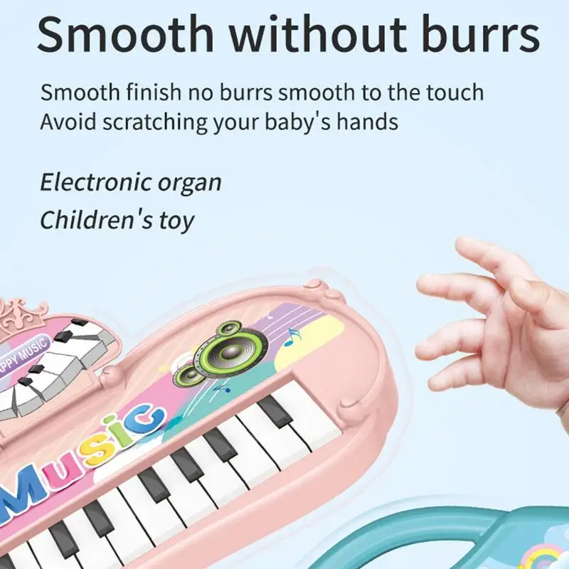 Giocattoli per bambini 13 tasti musica portatile tastiera per pianoforte strumento musicale elettronico giocattoli regalo di apprendimento multifunzionale per bambini