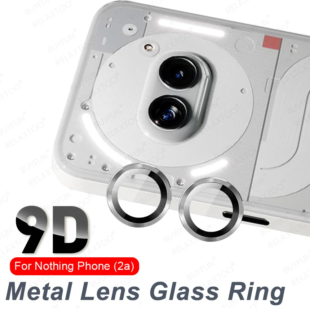 Rear Metal Camera Lens Protector For Nothing Phone (2a) Plus CMF Phone 1 2a 2aPlus 5G Case Back Lens Tempered Glass Ring Cover