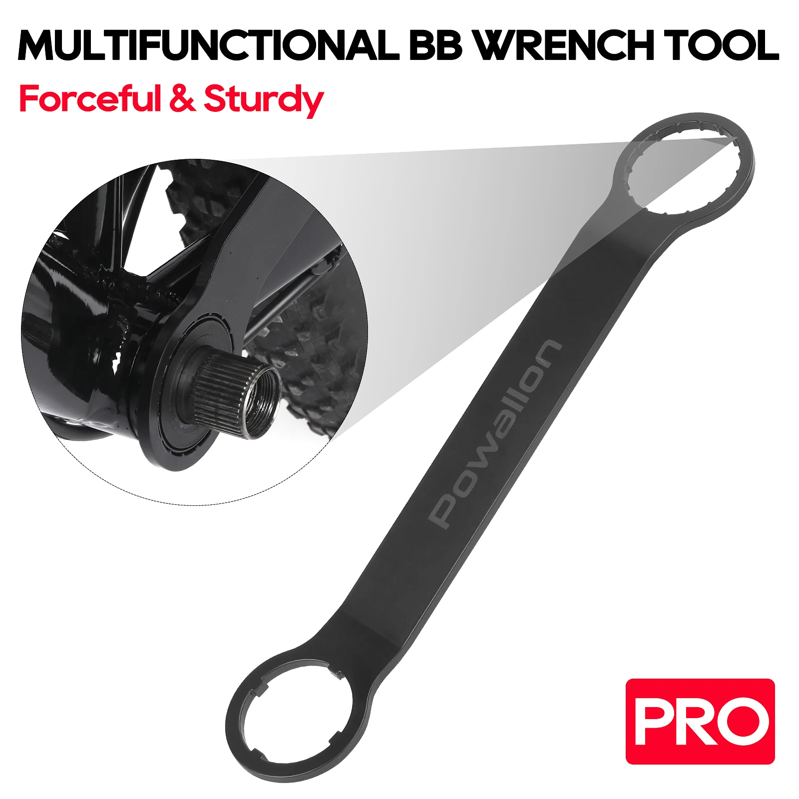 

Bicycle Bottom Bracket Wrench spanner, Bicycle Multifunctional BB Wrench ,MTB Road Bicycle Install Remove Crank Repair Tool