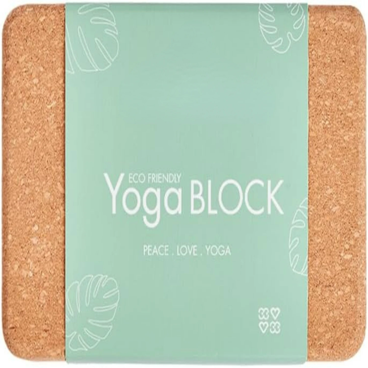 Cuillère à soupe de blocs de yoga en liège haute densité, bloc de yoga durable, support, surface coordonnante, essentiel, sinc, Pi