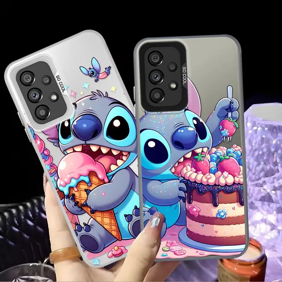 عودة غطاء الهاتف حقيبة لهاتف سامسونج غالاكسي A56 A04 A05 A51 A52 A06 A07 A71 A10 A20 A54 A55 A72 A02 A03 A30 A50 ديزني لطيف غرزة #5