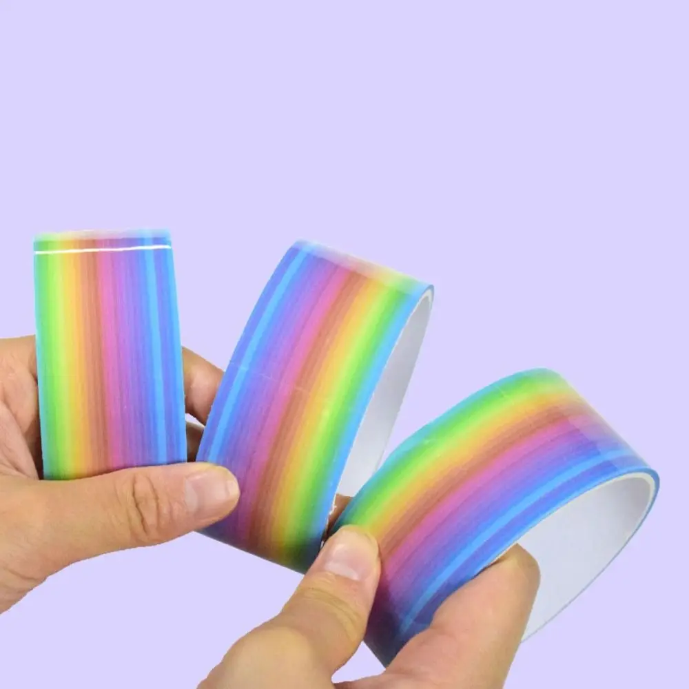 Juguete relajante, cintas adhesivas para hacer bolas de colores, rollos DIY, cintas adhesivas, cintas adhesivas coloridas para manualidades