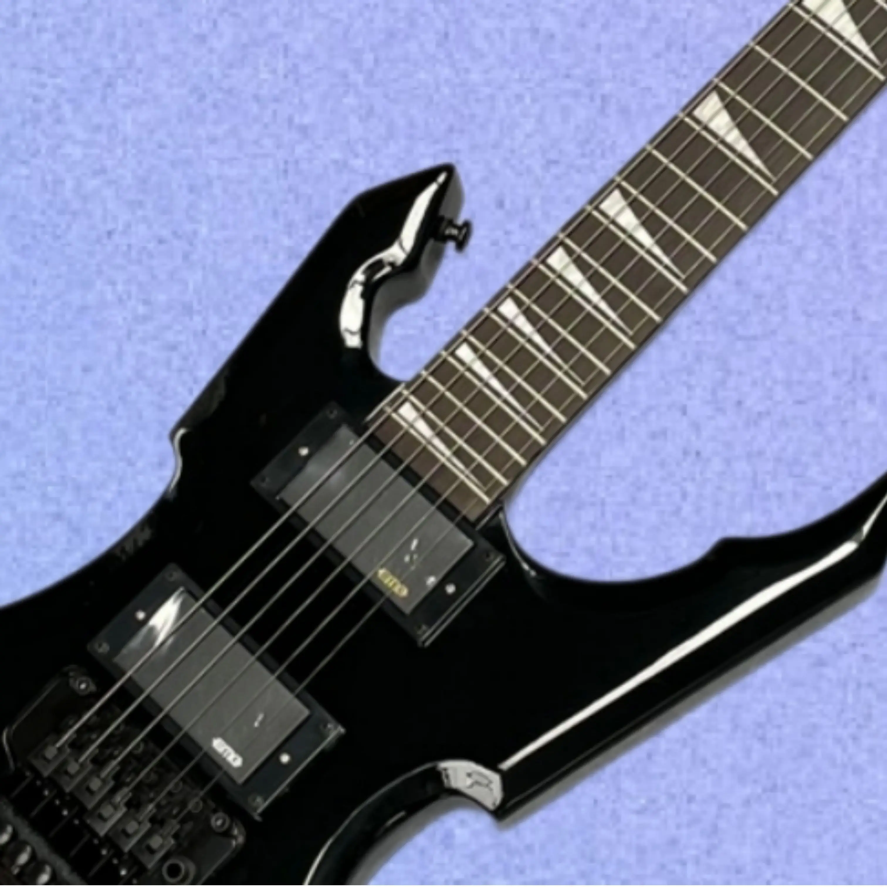 6‑String Black Electric Guitar With HH Pickups,Rosewood Fretboard,Single Volume Control Knob Guitars,Stylish And Trendy Guitarra