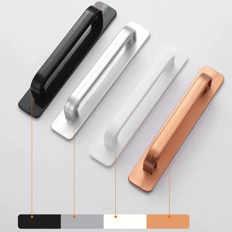 1PC Household Self-adhesive Handle For Non-punched Door Handle Multi-purpose Handle Simple Modern Small Handle Cabinet Pull