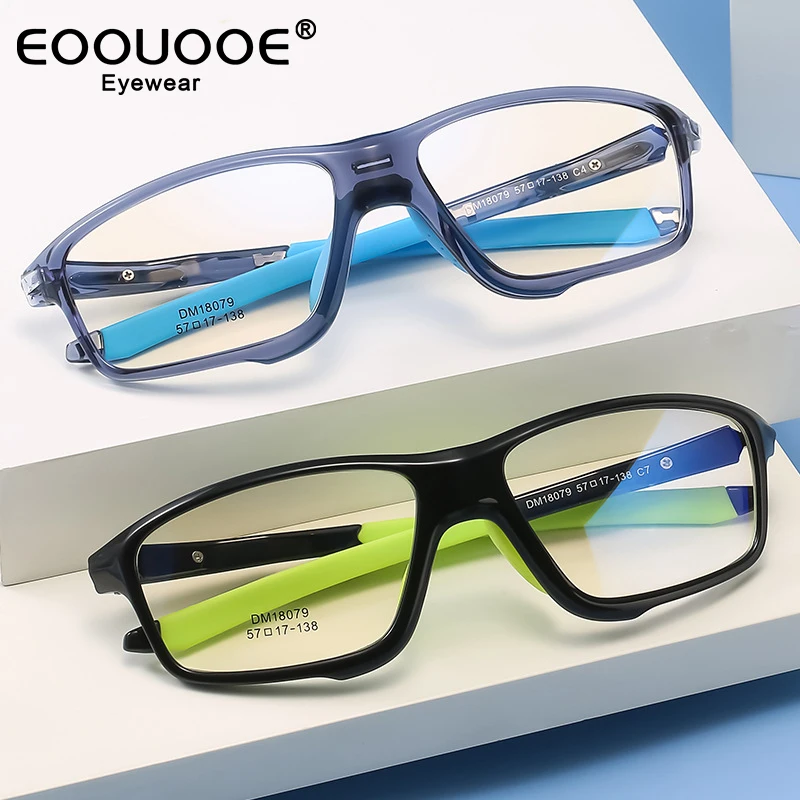 

Men's Women Sports Glasses TR90 Optical Myopia Eyeglasses Prescription Anti Drop Design Eyewear