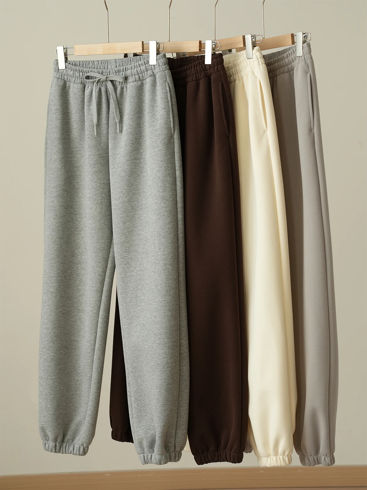 

Tall Women's Lazy Pants Extended Length Cuffed Sweatpants Casual Sports Long Trousers Autumn Winter Faion Ladies' Wear