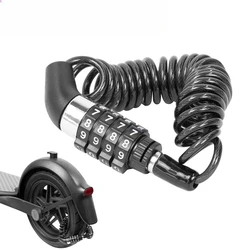 Electric Scooter Security Password 4 Digit Lock Anti-Theft Steel Cable Chain Code Lock  for Xiaomi M365 Pro Pro2 Mi3 Accessories
