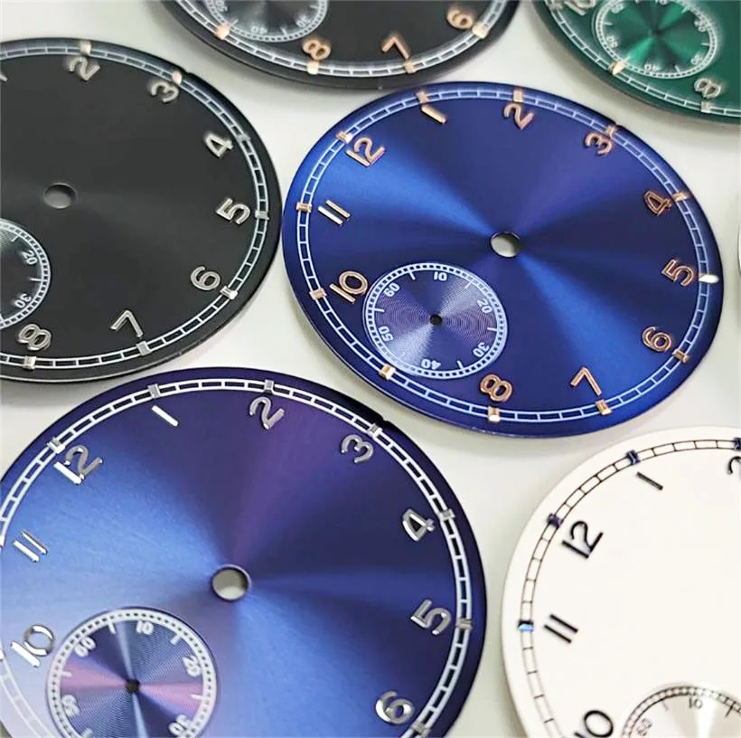 37mm Dial Silver Black Blue Silver No Night Light Dial Suitable For ETA 6497 mar-g 3600 Series Movement Watch Accessories