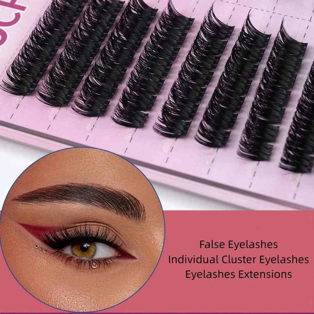 ขนตาปลอมแบบต่อเอง รุ่น L Curl ขนตาปลอมแบบแยกเป็นช่อ ติดง่าย ใช้ซ้ำได้ ติดทนนาน