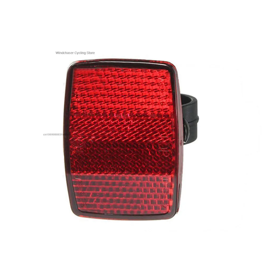 1pc Front & Rear Bike Bicycle Reflector Set Red White Fixings Mounting Bracket Warning Light Safety Lens Bicycle Accessorie