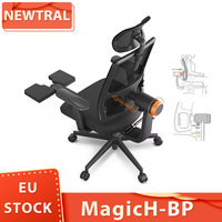 NEWTRAL MagicH-BP Ergonomic Chair with Footrest Auto-Following Backrest Adaptive Lower Back Support Adjustable Armrest Headrest