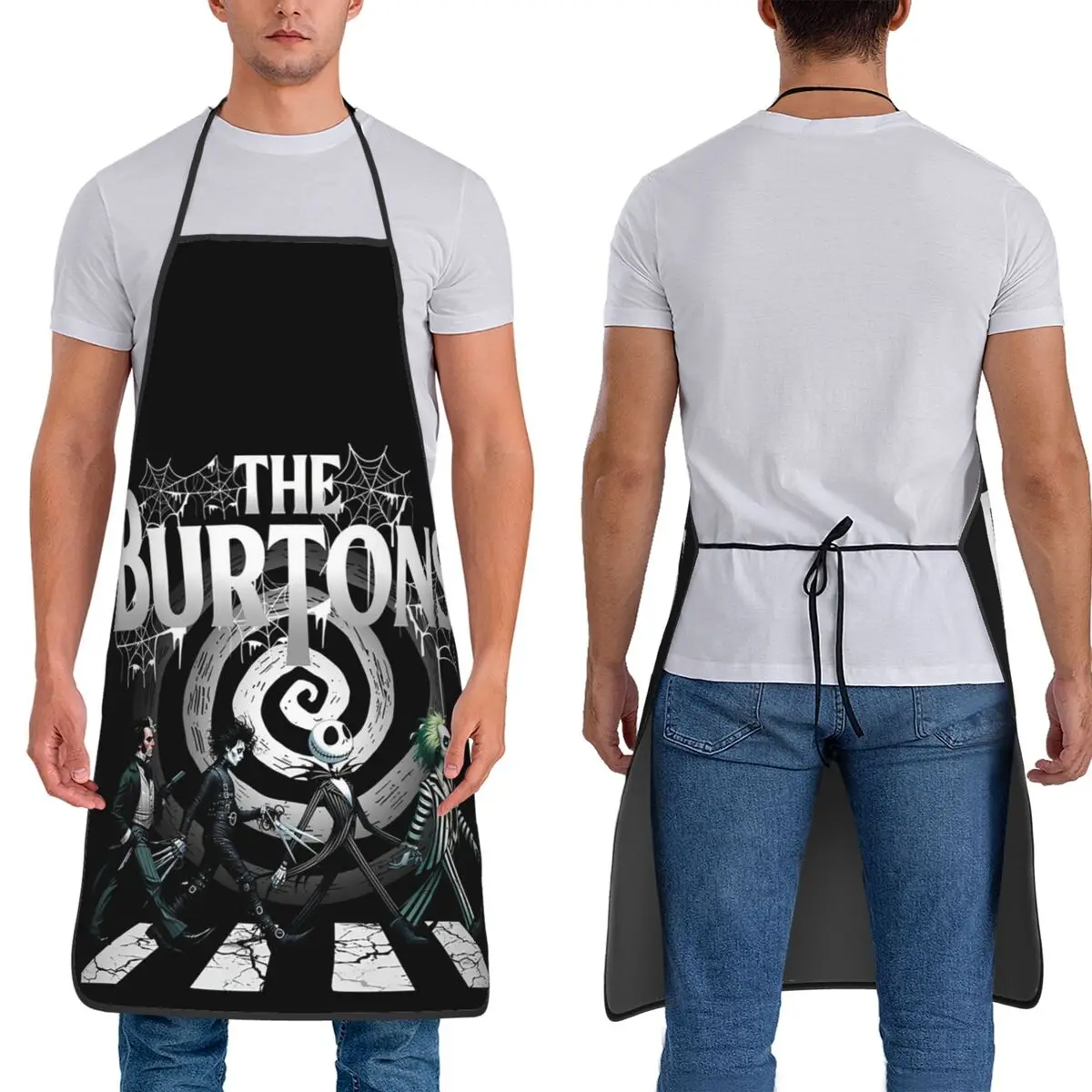 

The Burtons Aprons Chef Cooking Cuisine Tablier Waterproof Bib Kitchen Cleaning Pinafore for Women Men Gardening