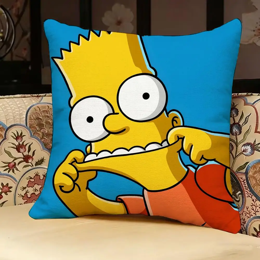 The S-Simpsons Anime-Kissenbezug, doppelseitig bedruckt, Sofakissen, Kopfteilkissen für Schlafzimmer – Detail 10