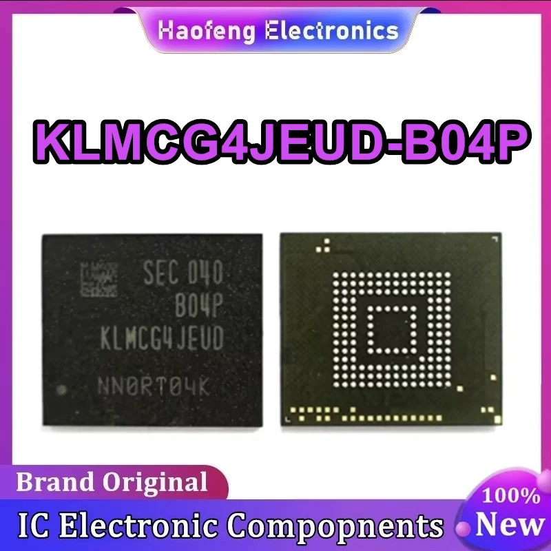 KLMCG4JEUD-B04P 64GB industrial grade 5.1 version eMMC 153 font library chip IC New Original in Stock