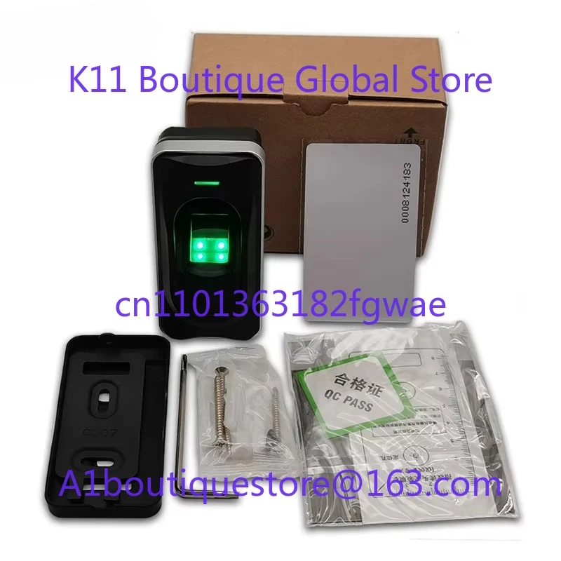 ZK Biometric Fingerprint Reader FR1200 IP65 Waterproof RS485 Fingerprint Reader Access Control Fingerprint