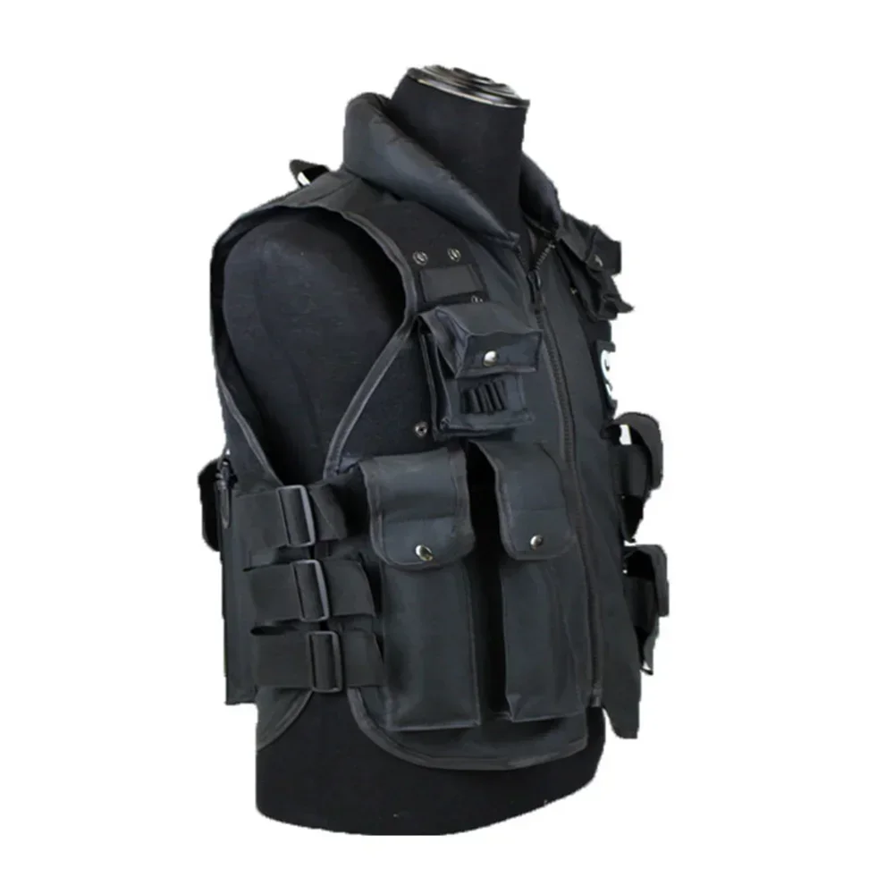 SWAT Gilet tattico multitasche Caccia Gilet da esterno Allenamento CS Gioco Vita Cappotto Paintball Guardia di sicurezza modulare Gilet