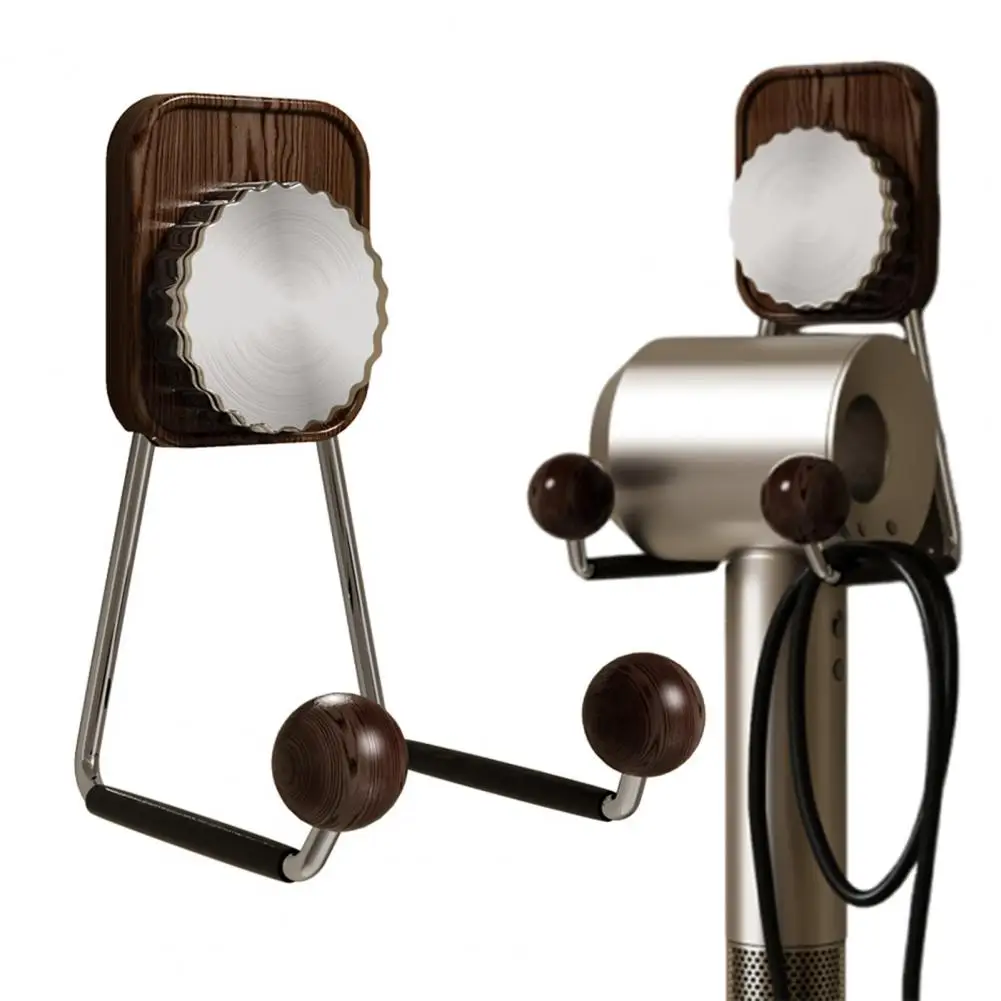 

Держатель для фена без сверления, съемный крючок для фена на присоске, настенный держатель для фена, съемная вешалка для фена со шнуром