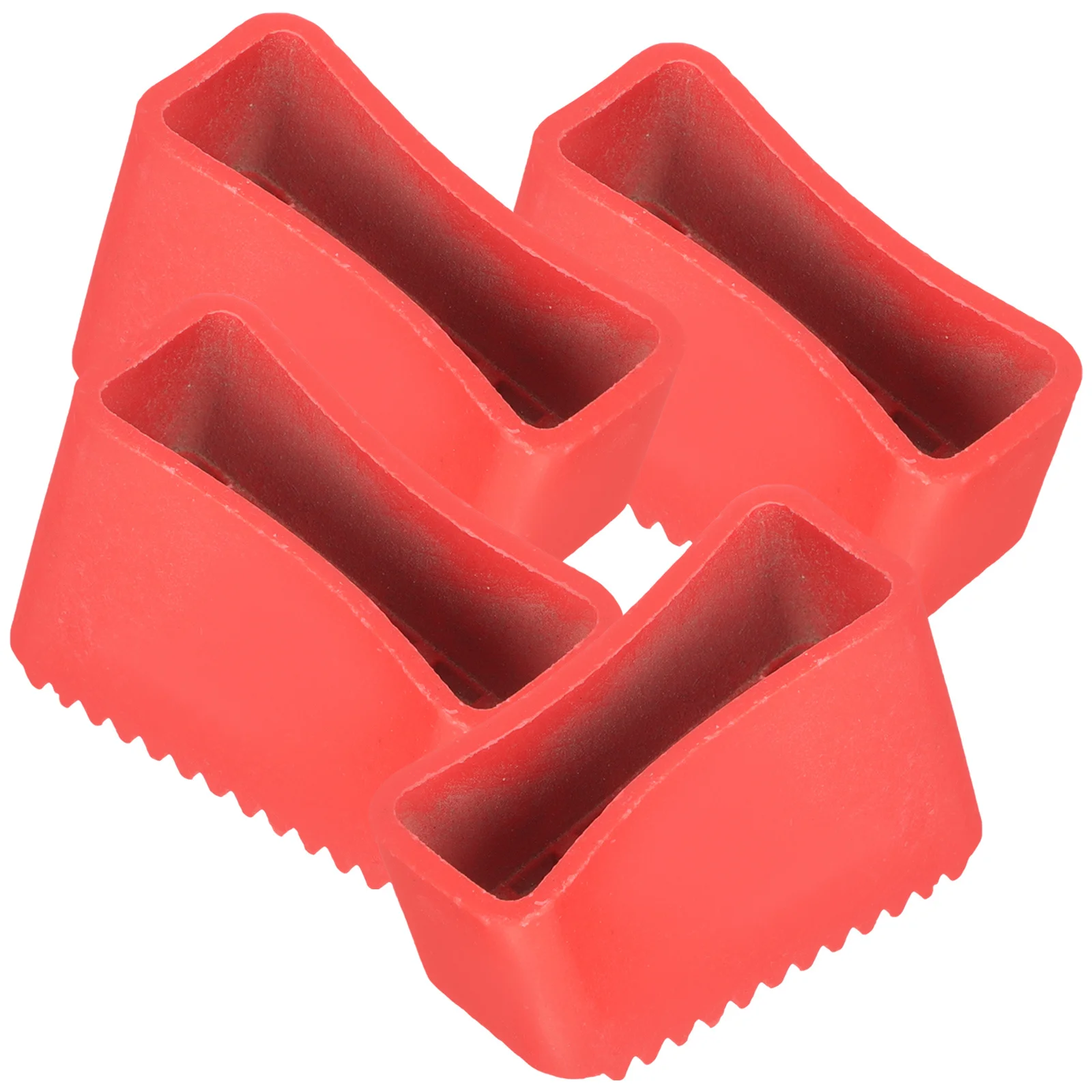 

4Pcs Rubber Ladder Feet Pads Anti-Skid Ladder Foot Protector Enlarged Surface for Safe Climbing and Noise Reduction