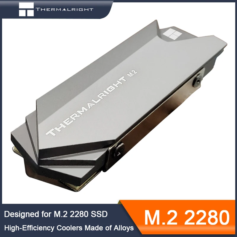 Thermalright M.2 2280 SSD Heat Sink M2 NVMe 2280 Solid State Disk Aluminum Heatsink with Thermal Silicone Pad